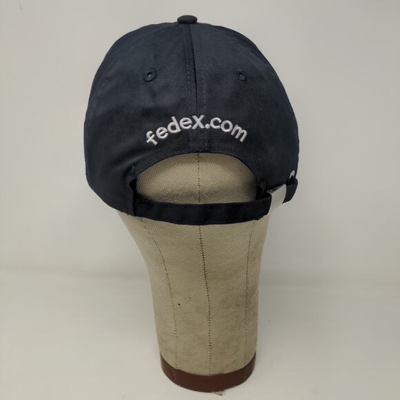VF Imagewear FedEx Express Slideback Uniform Hat Blue RG-RG Embroidered Logo - Picture 7 of 11